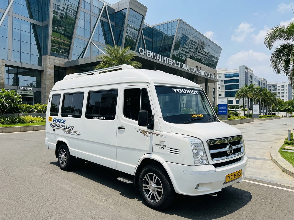 14 Seater Luxury Tempo Traveller Chennai